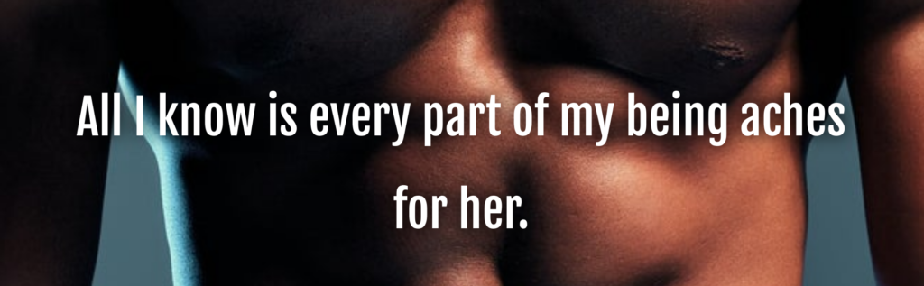 A woman 's back and breast with the words " every part of my body for her ".