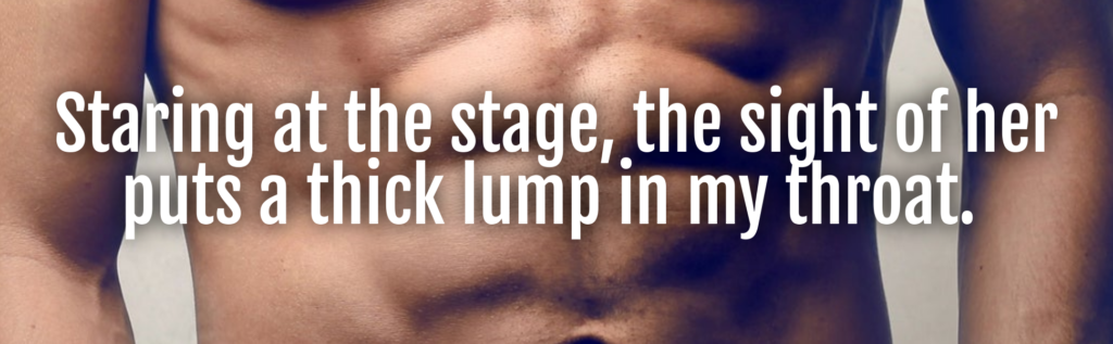 A man with his chest exposed and the words " one stage, the next black lump in my belly ".
