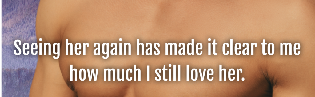 A close up of the chest and shoulder with words