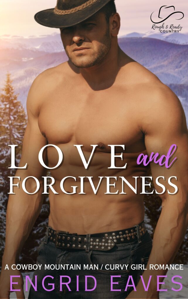 A man with his shirt off and the words " love and forgiveness ".