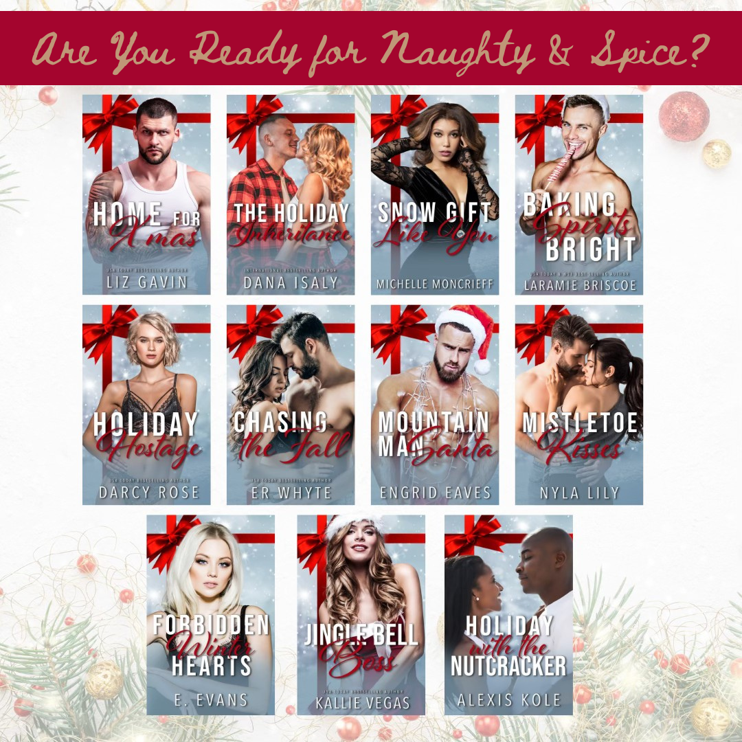 A series of books with red bows on them.