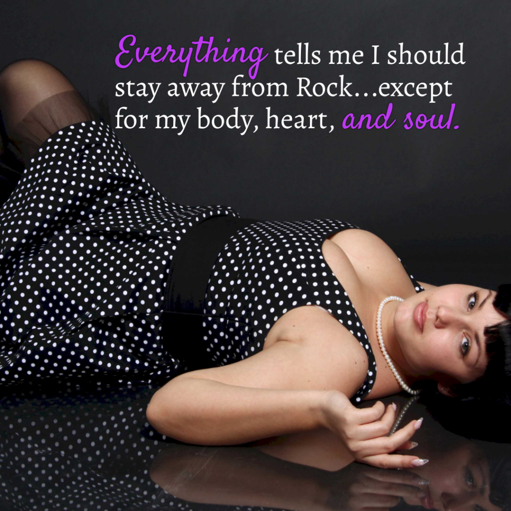 A woman laying on the ground with a quote